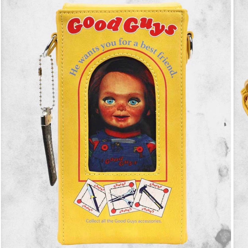 Chucky 🔪 Good Guys Box Crossbody Bag